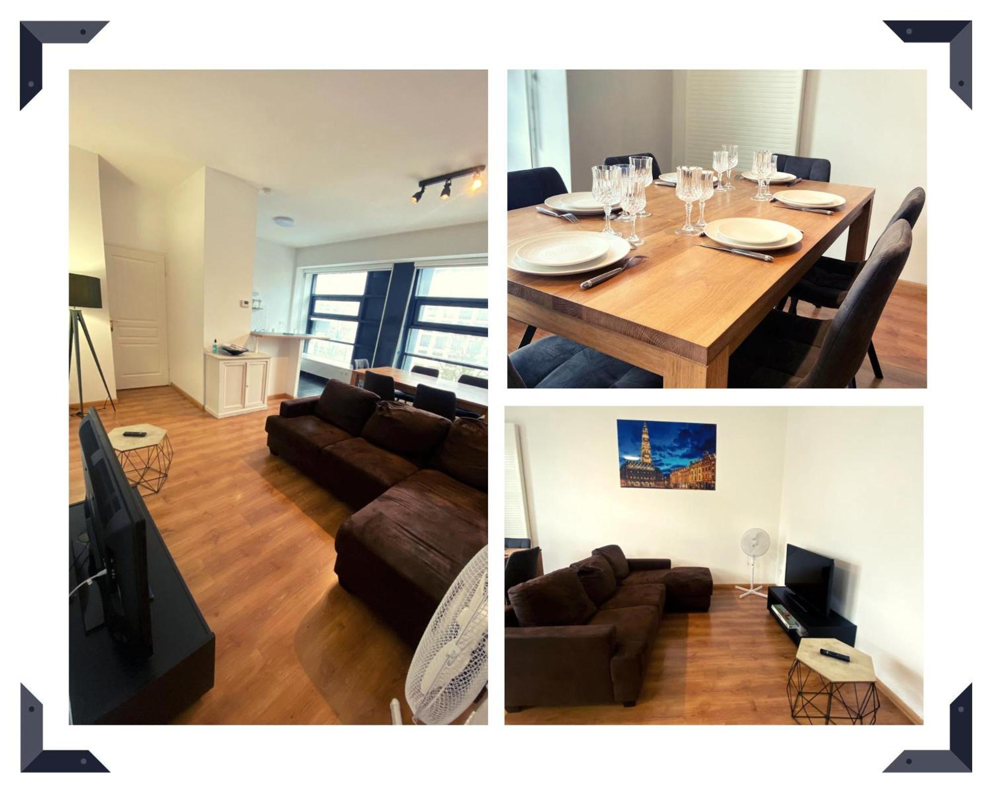 Le Carnot Appartement Avec 2 Chambres Separes Et Parking Privatif Et Securise 아라스 외부 사진
